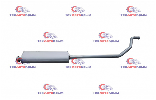Глушитель ГАЗ-3302 дв.УМЗ-4216 (ЕВРО-3) УДЛИНЕННАЯ ТРУБА
