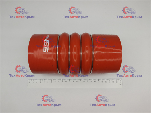 Патрубок охладителя (интеркулера) ЯМЗ-536.10 Евро-4 (D-90мм L-190мм)
