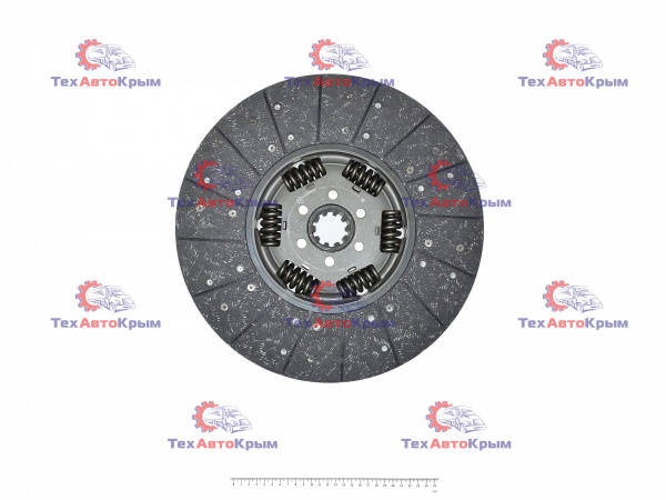 Диск сцепления ведомый МАЗ 362WGTZ 1 34 -10N (D=350mm)